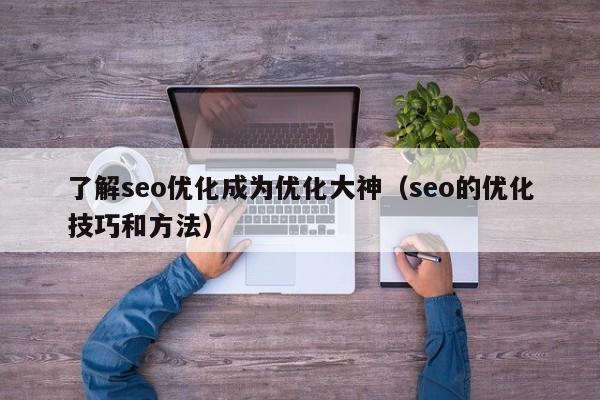 了解seo優(yōu)化成為優(yōu)化大神(seo的優(yōu)化技巧和方法)