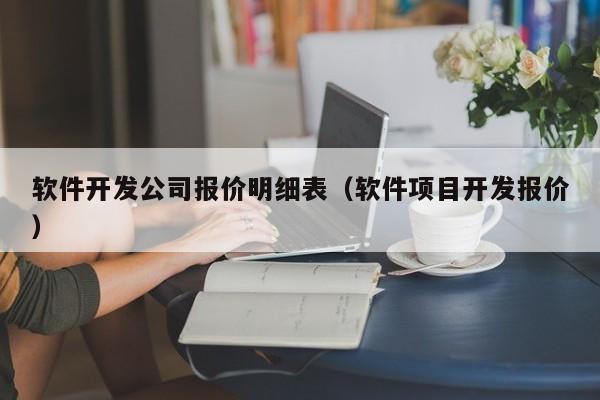 軟件開發(fā)公司報價明細表(軟件項目開發(fā)報價)