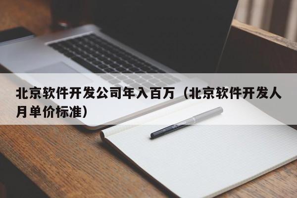 北京軟件開發(fā)公司年入百萬(北京軟件開發(fā)人月單價(jià)標(biāo)準(zhǔn))