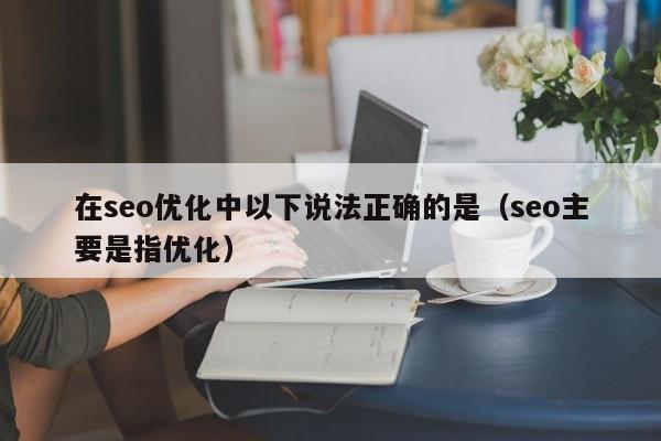 在seo優(yōu)化中以下說法正確的是(seo主要是指優(yōu)化)