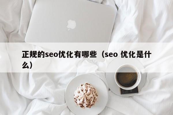 正規(guī)的seo優(yōu)化有哪些(seo 優(yōu)化是什么)